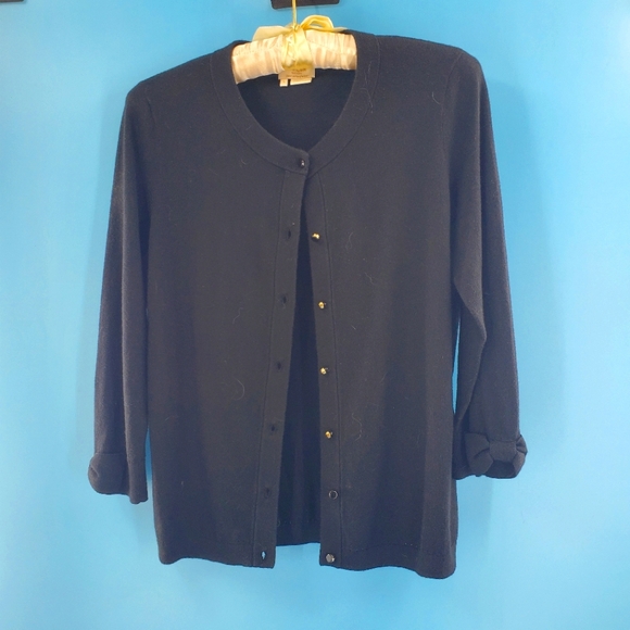 Kate Spade black button up cardigan S